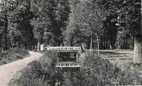 Het stadspark in Sittard in 1919